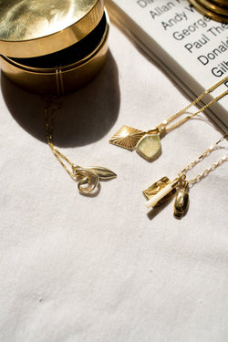shop luminous pendant gold by flawed at thegreenlabels