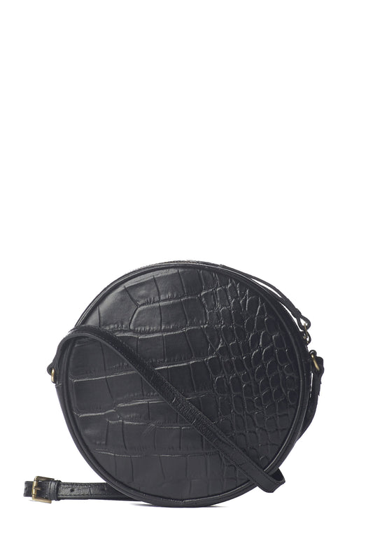 luna croco black by O My Bag on thegreenlabels