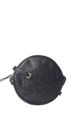 luna croco black by O My Bag on thegreenlabels