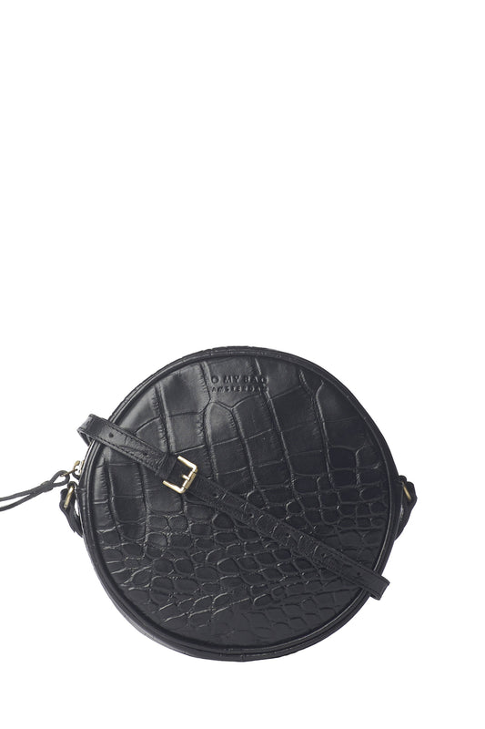 luna croco black by O My Bag on thegreenlabels