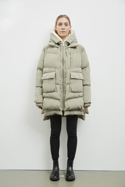 lyndon down Jacket pale olive by Embassy of Bricks and Logs on thegreenlabels