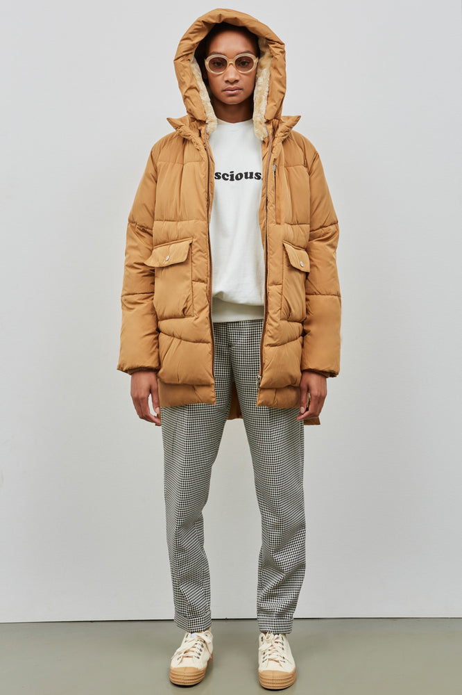  Shop lyndon down jacket brown sugar  by Embassy of Bricks and Logs at thegreenlabels