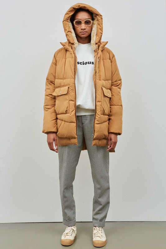  Shop lyndon down jacket brown sugar  by Embassy of Bricks and Logs at thegreenlabels