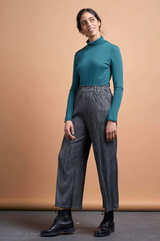 elephant leg pants grey by Friday's Project on thegreenlabels.com