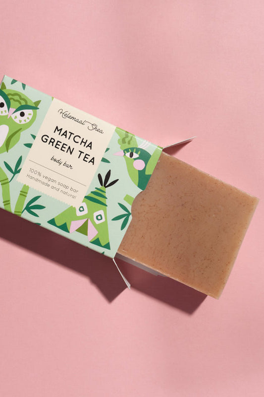 shop matcha green tea body bar by Helemaal Shea on thegreenlabels.com