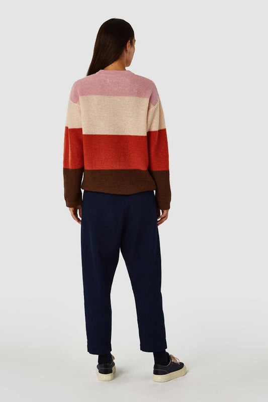 shop may sweater bold stripe orange by kings of indigo at thegreenlabels