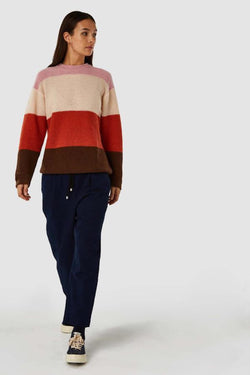 shop may sweater bold stripe orange by kings of indigo at thegreenlabels