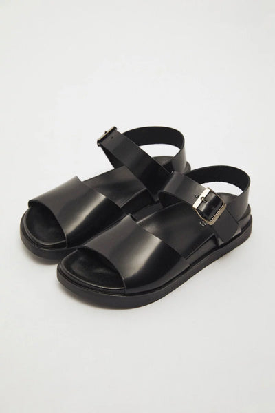 shop milano sandals black by Rita Row on thegreenlabels