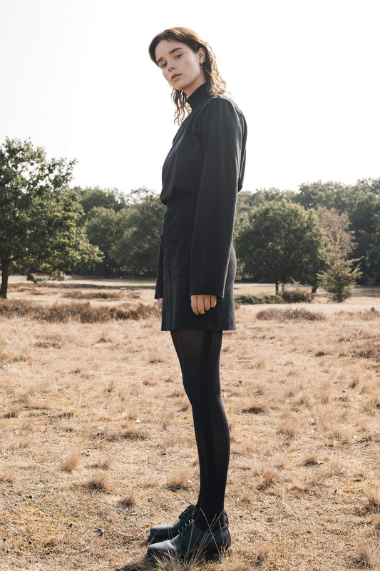 rib skirt black by Signe on thegreenlabels.com