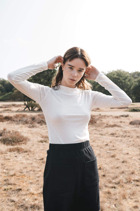 highneck thin trop white by Signe on thegreenlabels.com