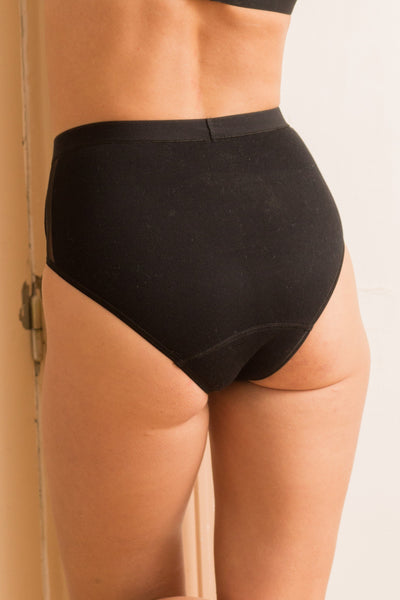 shop onyx high waist panties black by Olly Lingerie on thegreenlabels