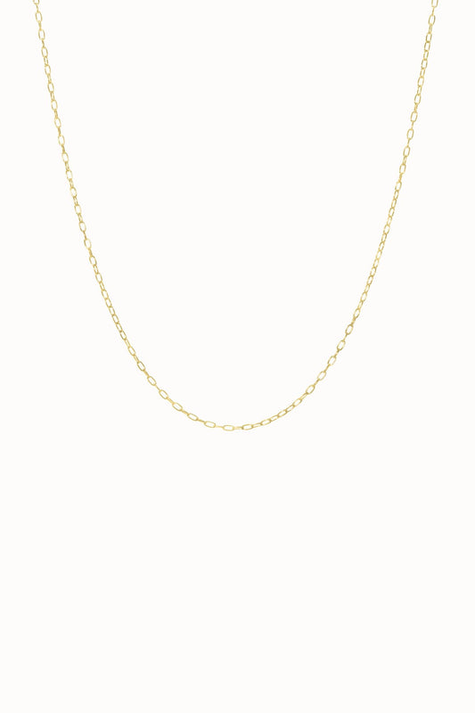 shop oval necklace gold by flawed at thegreenlabels