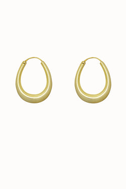 shop oval hoops gold by flawed at thegreenlabels