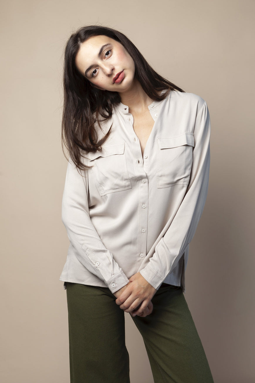 shop pihlaa shirt by Armedangels on thegreenlabels