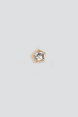 raindrop stud gold by neinties on thegreenlabels.com