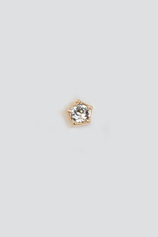 raindrop stud gold by neinties on thegreenlabels.com