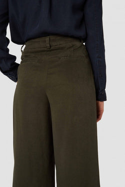 rapunzel olive drab pants by Kings Of Indigo thegreenlabels