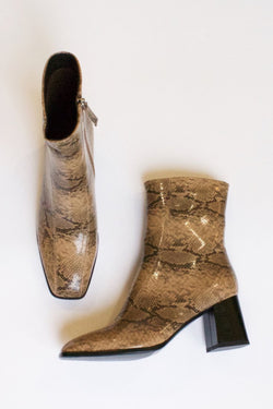 shop roka boots snake skin by collection & co at thegreenlabels