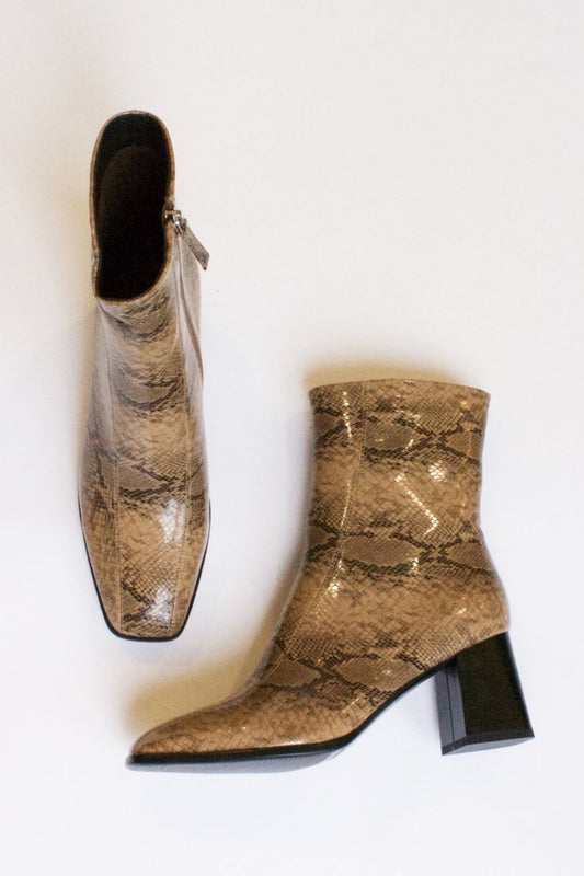 shop roka boots snake skin by collection & co at thegreenlabels