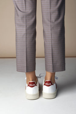 shop v-10 sneaker cwl white rouille by Veja at thegreenlabels