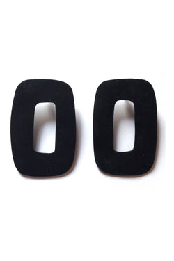 shop sagres earrings black by Hello Zephyr at thegreenlabels