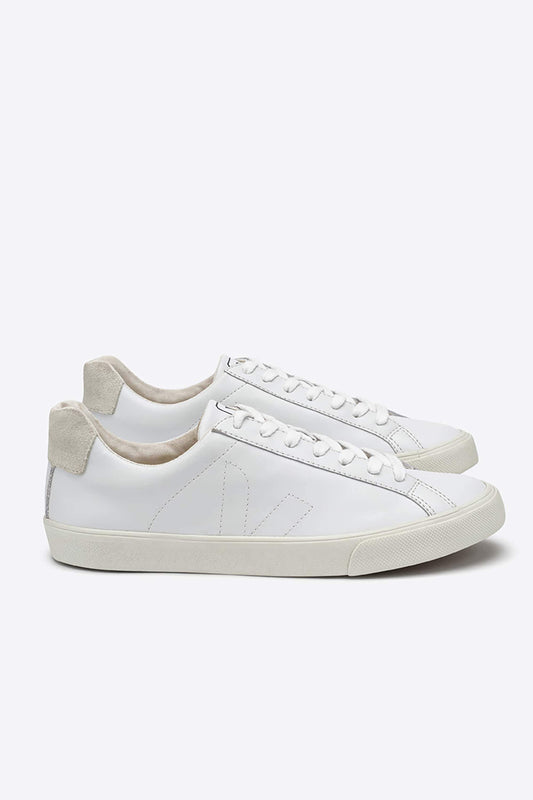 Sneakers - Esplar Leather Sneaker Extra White <br> By Veja