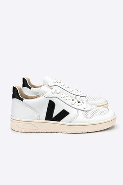 Sneakers - V-10 Sneaker Extra White Black <br> By Veja
