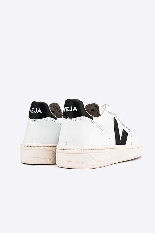 Sneakers - V-10 Sneaker Extra White Black <br> By Veja