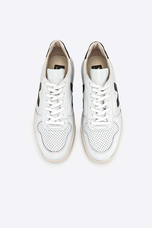 Sneakers - V-10 Sneaker Extra White Black <br> By Veja