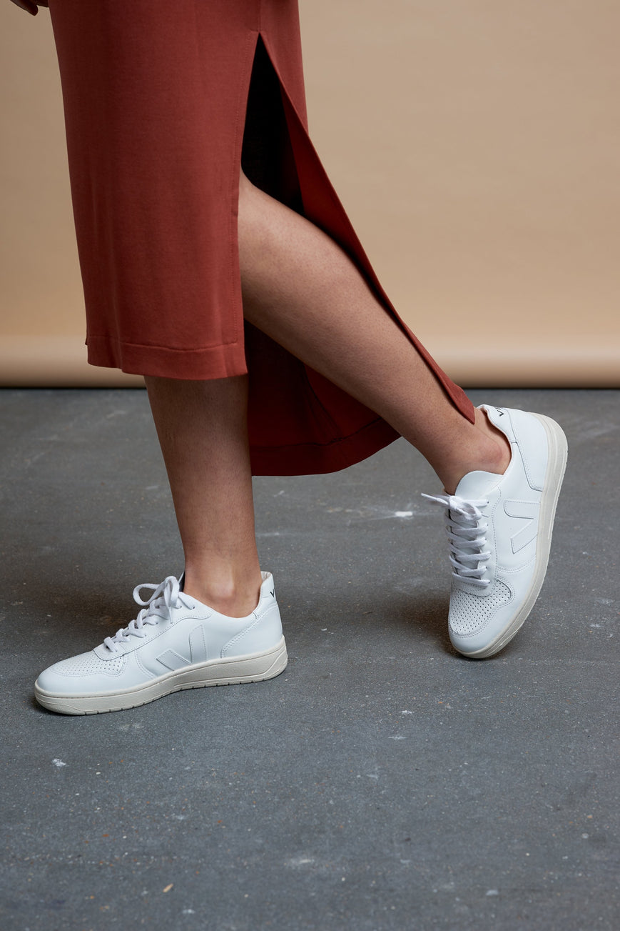 Sneakers - V-10 Sneaker Extra White <br> By Veja