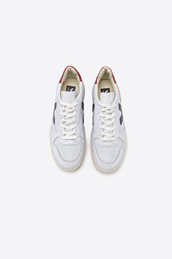 Sneakers - V-10 Sneaker Extra White Nautico Pekin <br> By Veja