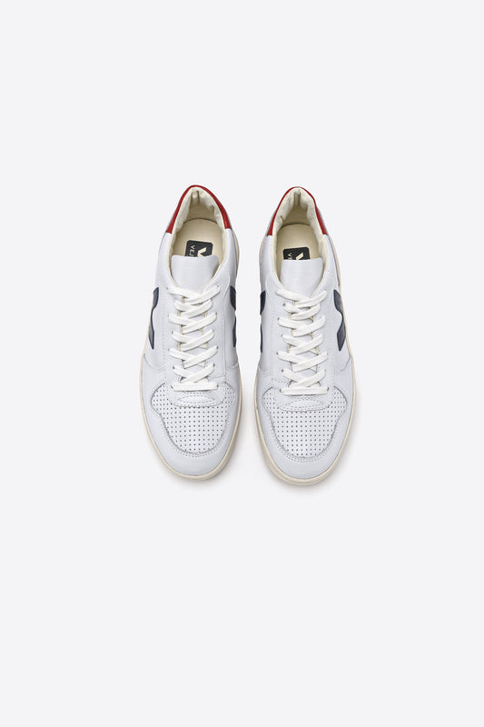 Sneakers - V-10 Sneaker Extra White Nautico Pekin <br> By Veja