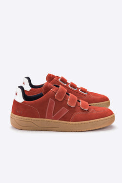 Sneakers - V-lock Suede Rouille Natural Sole <br> By Veja