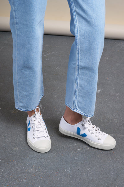 Sneakers - Wata Sneaker White & Blue <br> By Veja