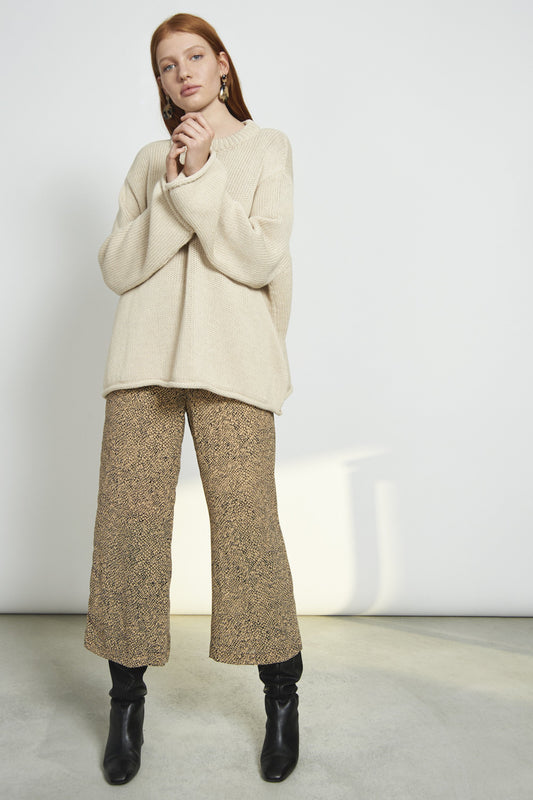 shop sona knit sweater sand by jan n june at thegreenlabels
