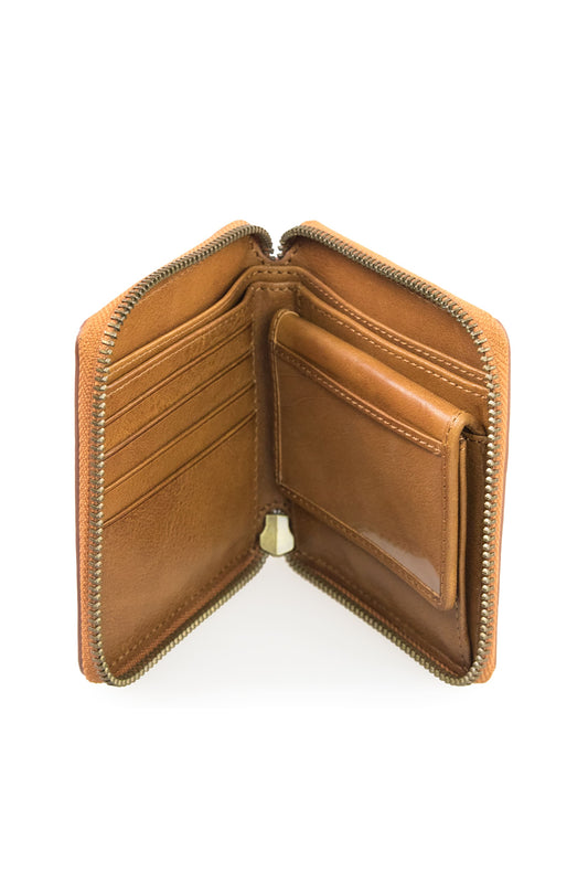 sonny square wallet eco camel by O My Bag on thegreenlabels.com