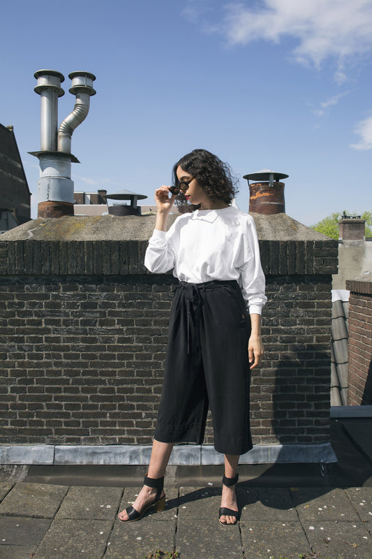 Sweaters & Knitwear - Cross Back Sweater White <br> By Friday's Project