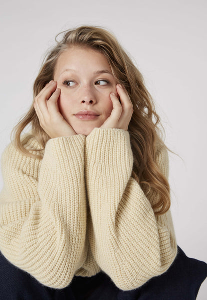 Sweaters & Knitwear - Sabina Knitwear White <br> By Kings Of Indigo