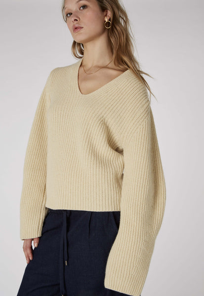 Sweaters & Knitwear - Sabina Knitwear White <br> By Kings Of Indigo