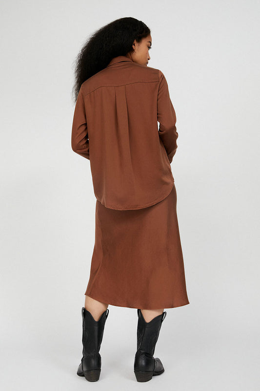 shop taimeaa top cacao by armedangels at thegreenlabels