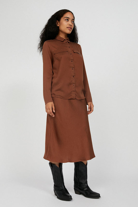 shop taimeaa top cacao by armedangels at thegreenlabels