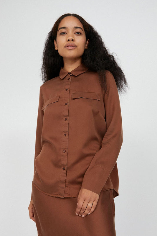 shop taimeaa top cacao by armedangels at thegreenlabels