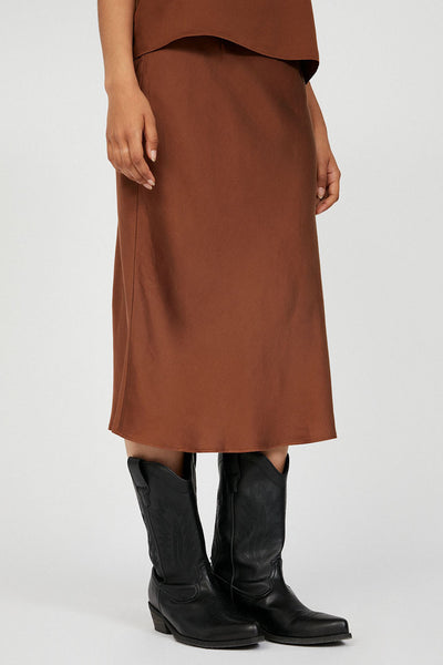 shop terucaa skirt cacao by armedangels at thegreenlabels