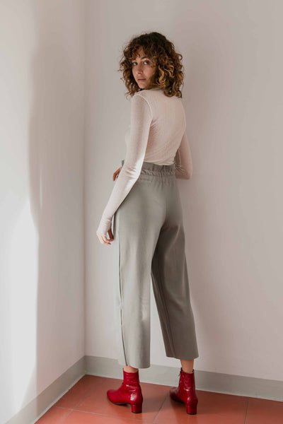 lounge pants grey-green by Cossac on thegreenlabels.com