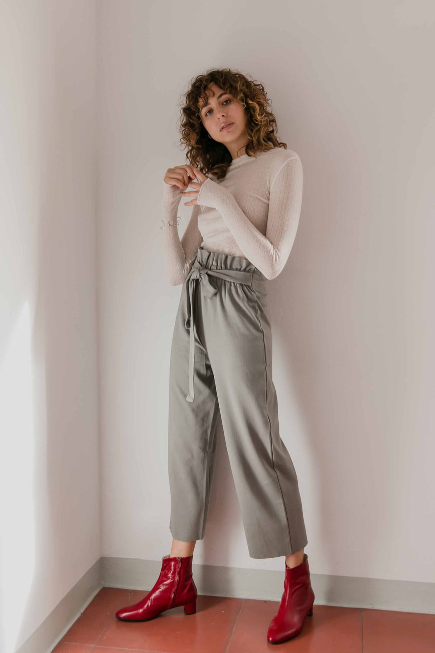 lounge pants grey-green by Cossac on thegreenlabels.com