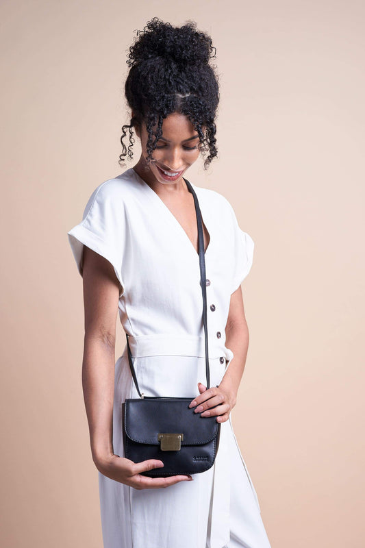 the meghan mini classic black by O My Bag on thegreenlabels.com