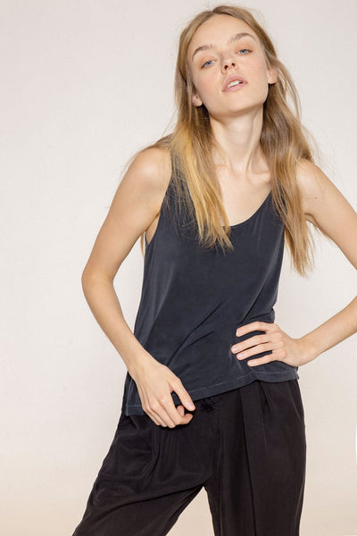 Tops - Basic Tank Top Black <br> By Friday's Project