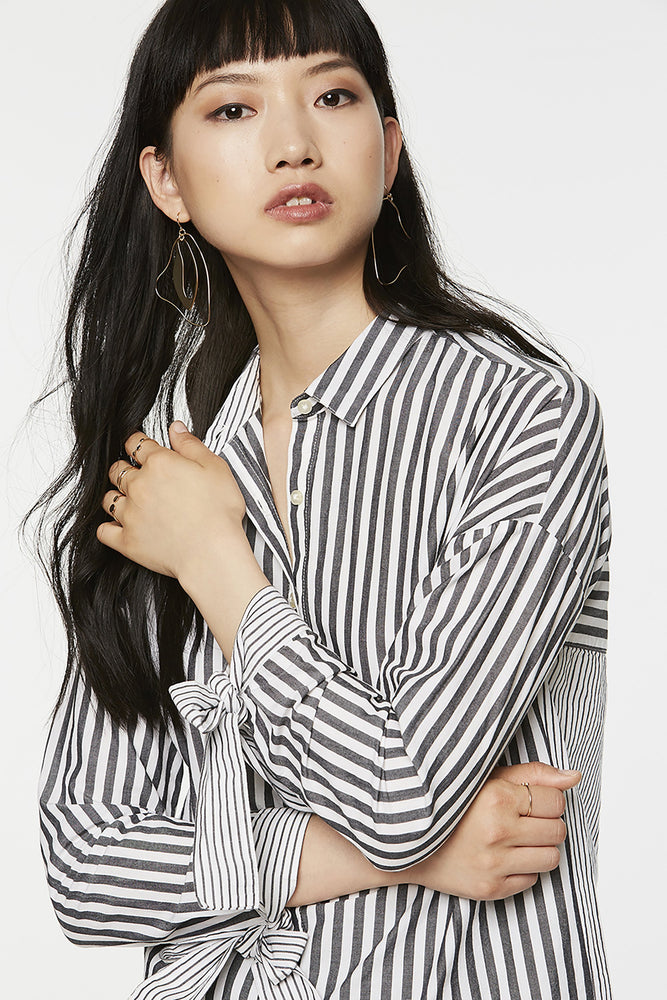 Tops - Bennu Shirt Stripes <br> By Armedangels