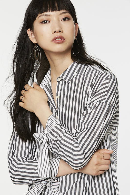 Tops - Bennu Shirt Stripes <br> By Armedangels