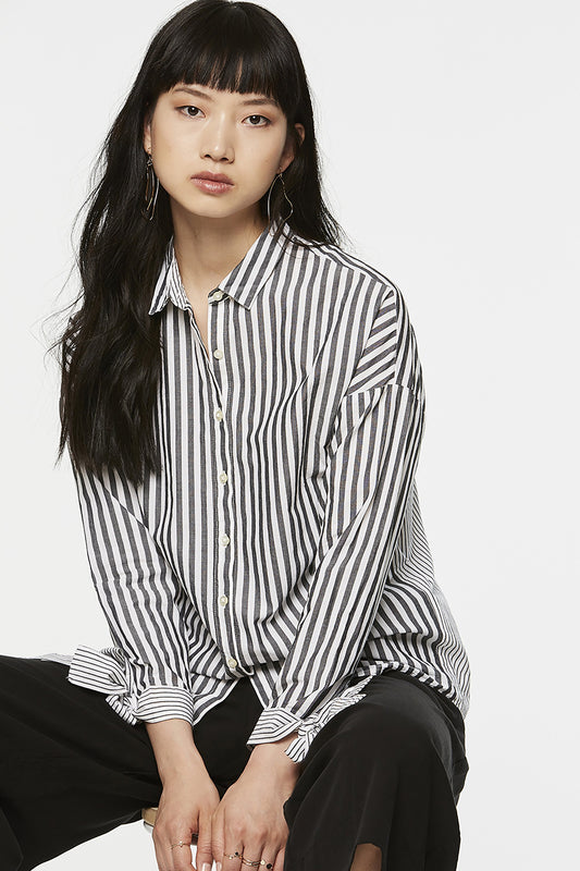 Tops - Bennu Shirt Stripes <br> By Armedangels